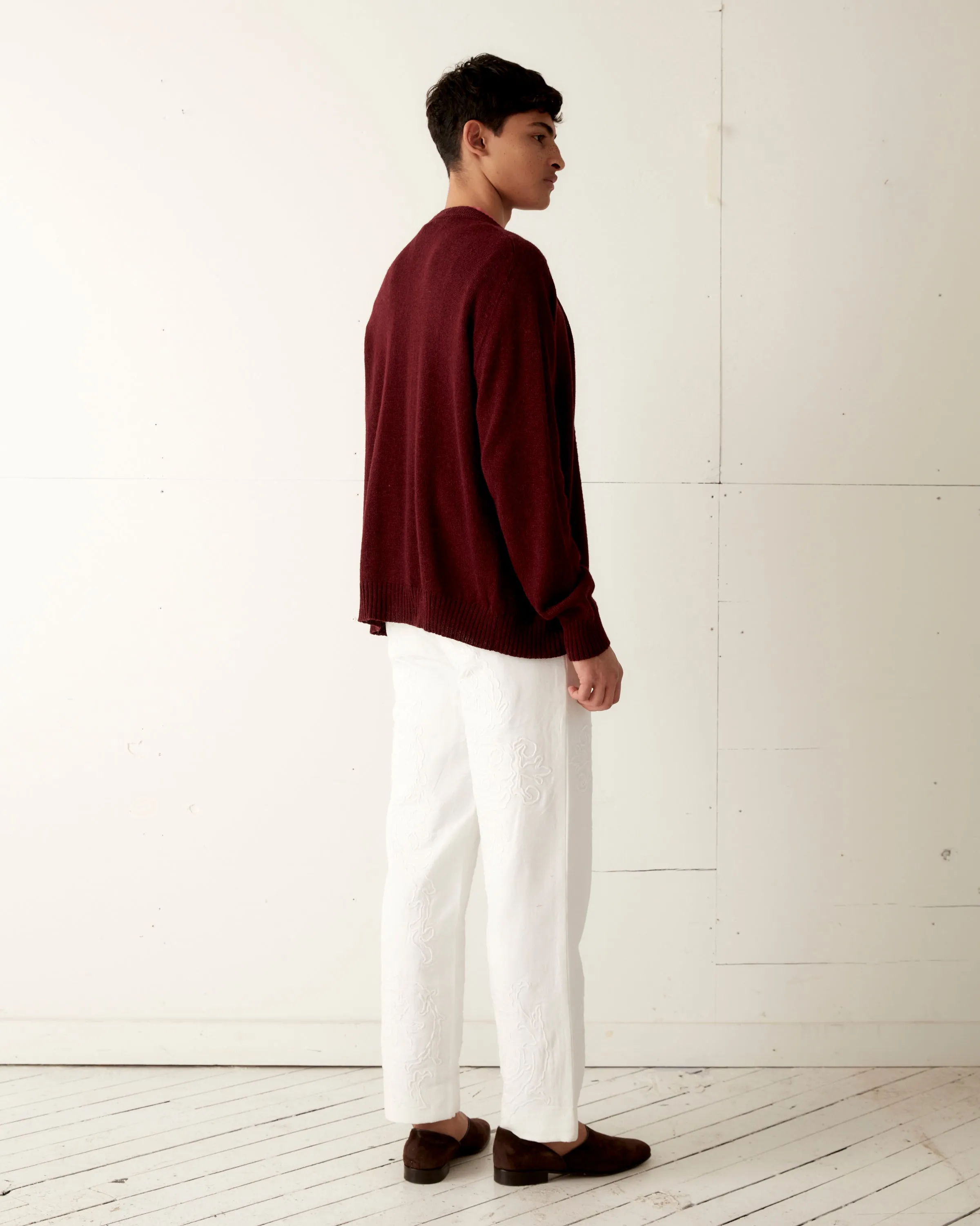 Orchard Cardigan - Maroon