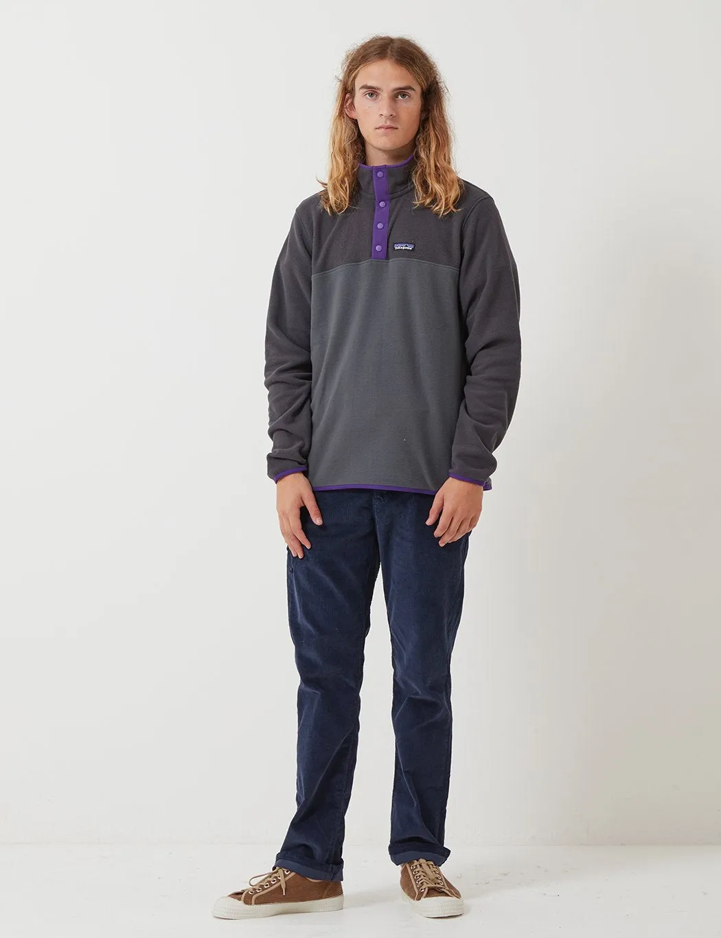 Patagonia Micro D Snap-T Pullover - Forge Grey