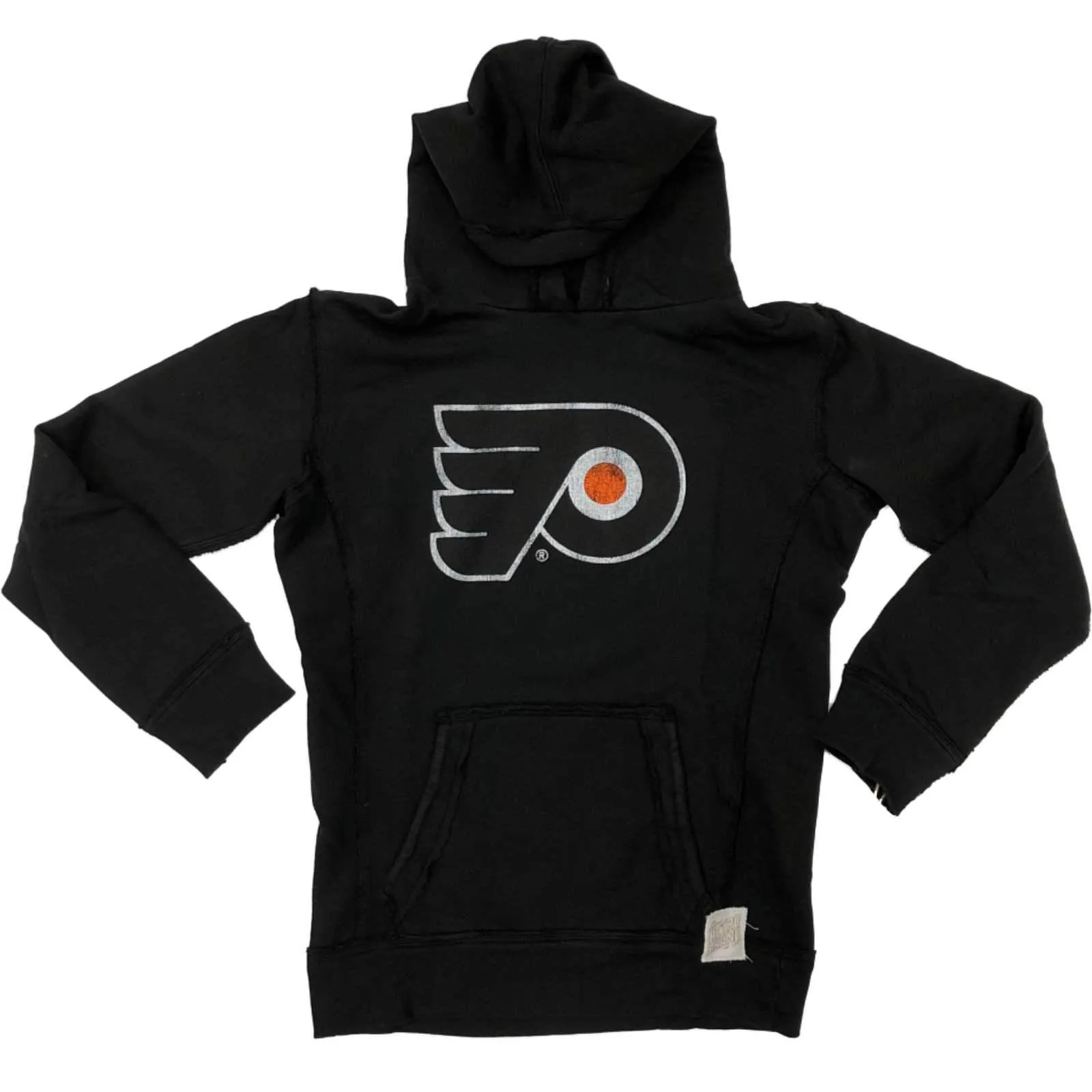 Philadelphia Flyers Retro Brand Black Retro Vintage Pullover Hoodie Sweatshirt