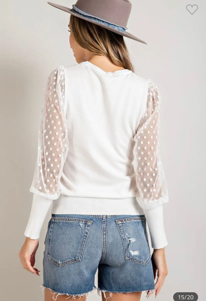 Pina Puff Sleeve Sweater