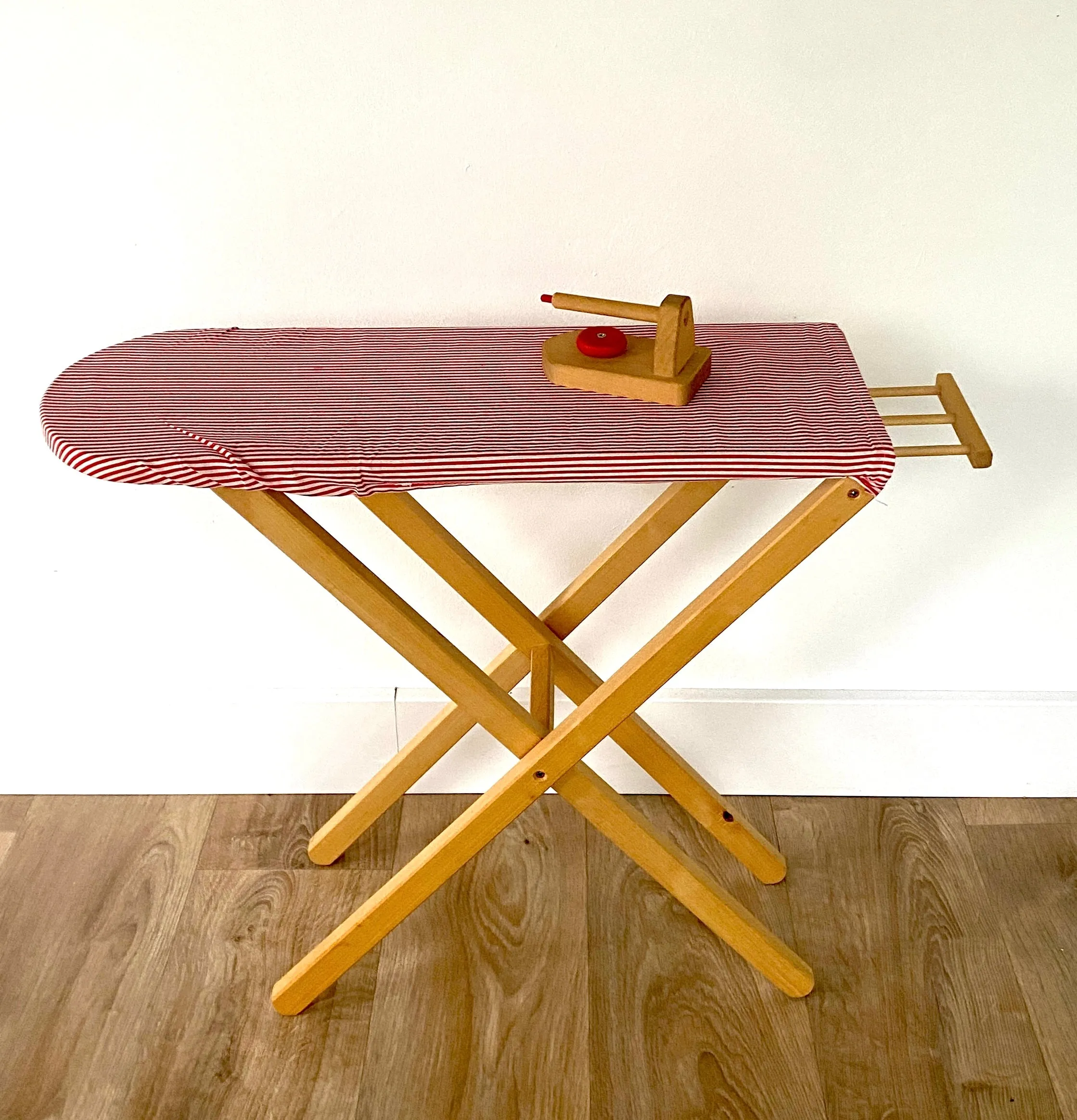 PRE-LOVED Wooden Ironing Board & Play Iron