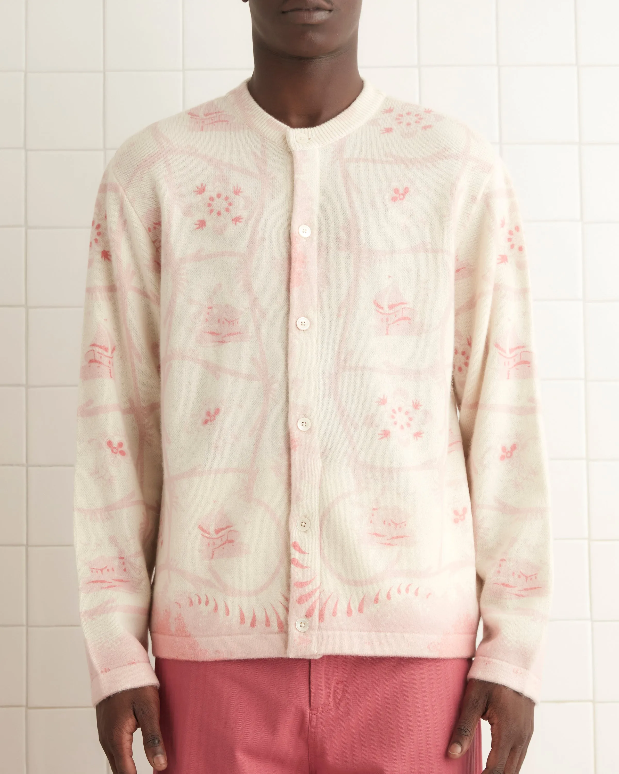 Printed Mill Cardigan