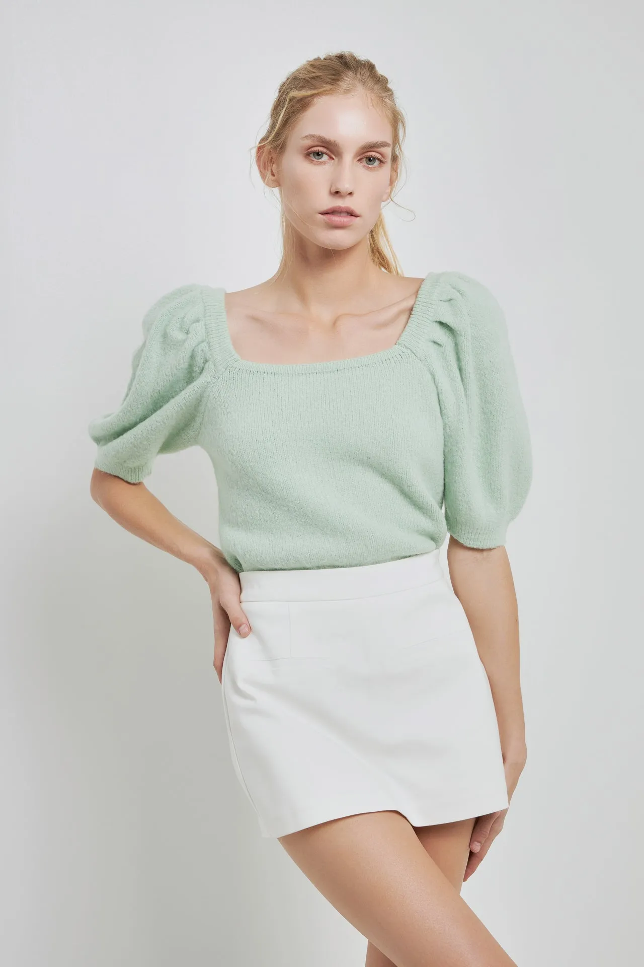 Puff Sleeve Sweater