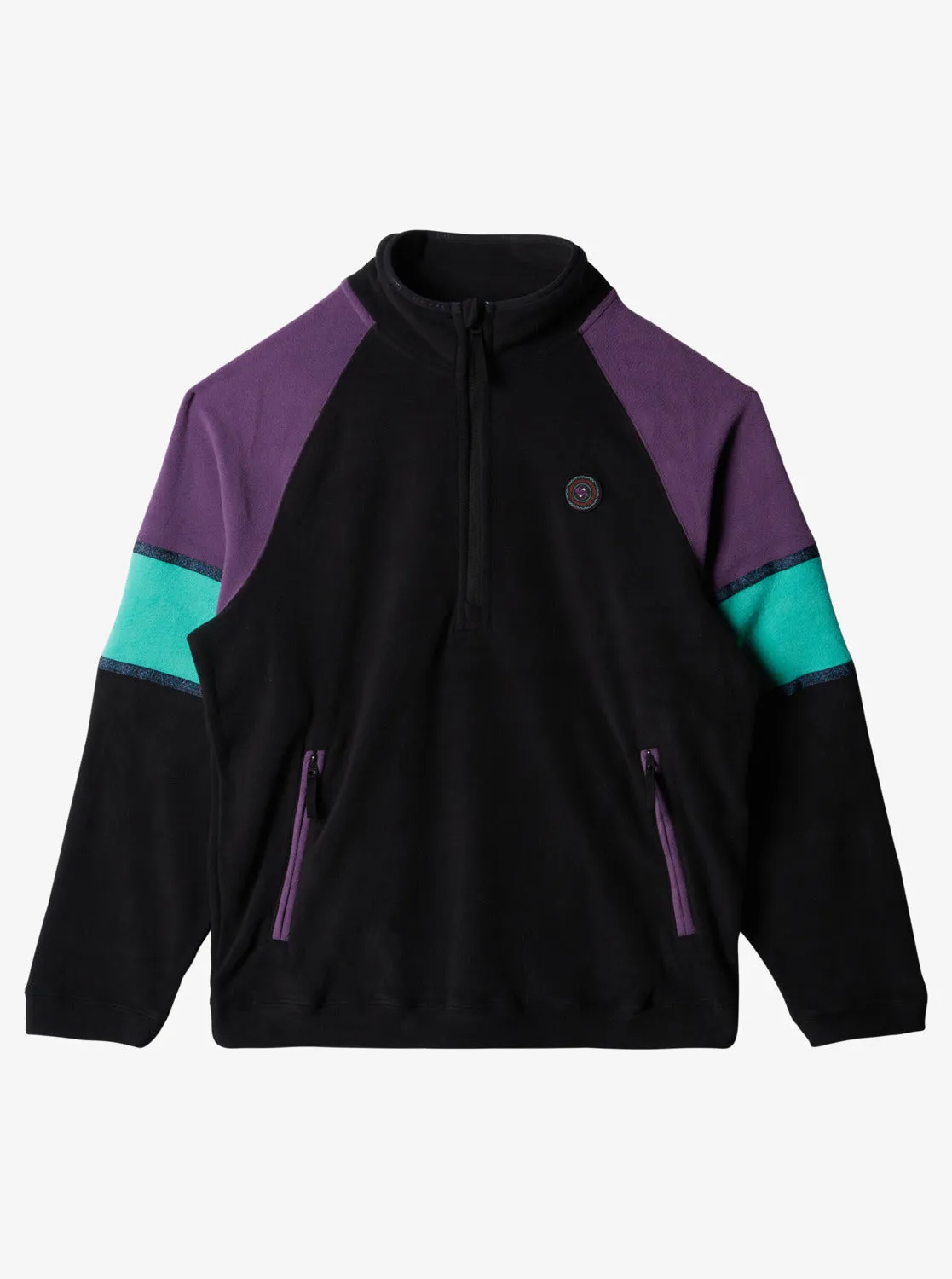 QUIKSILVER POWDER CHASER FLEECE PULLOVER