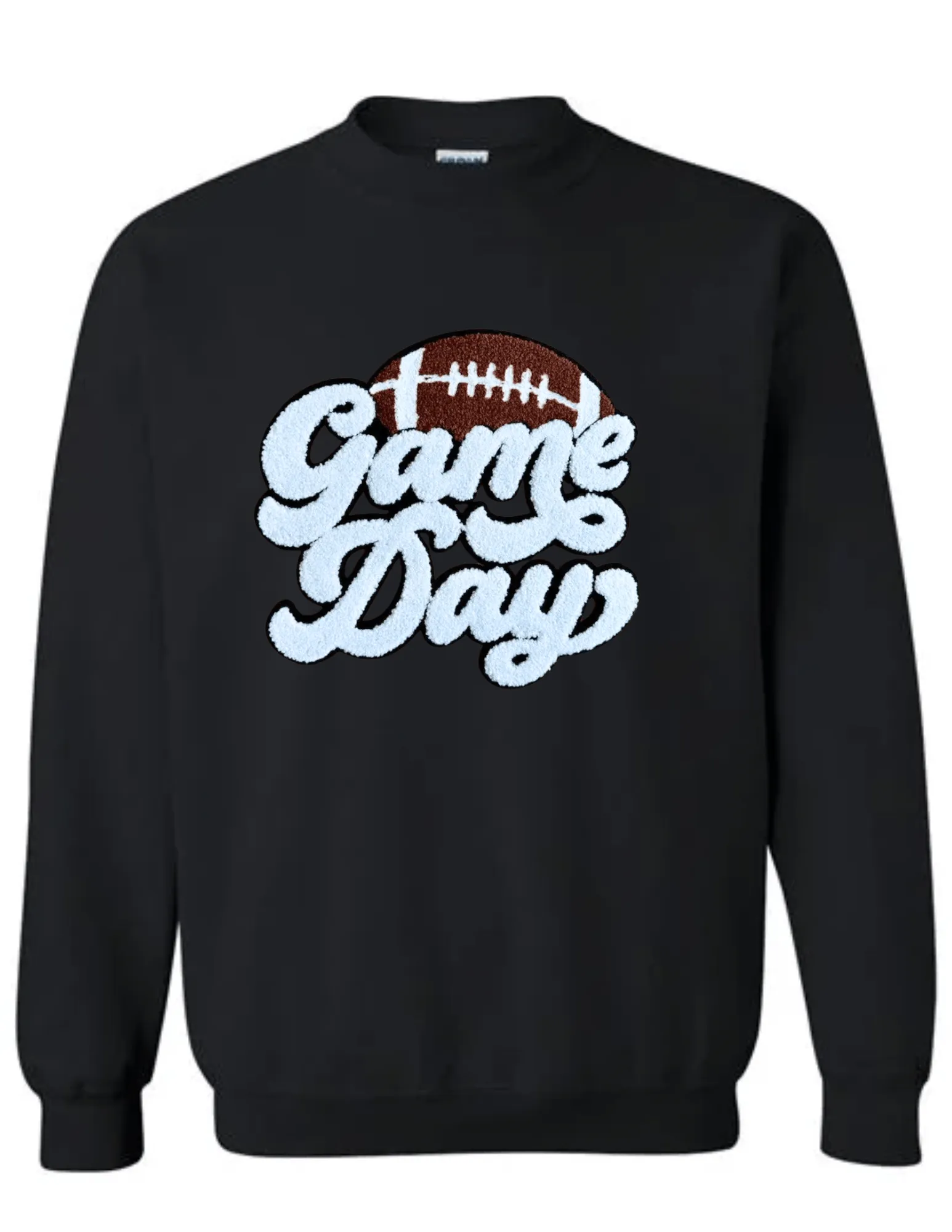 "Game Day" Chenille Patch Pullover- Adult