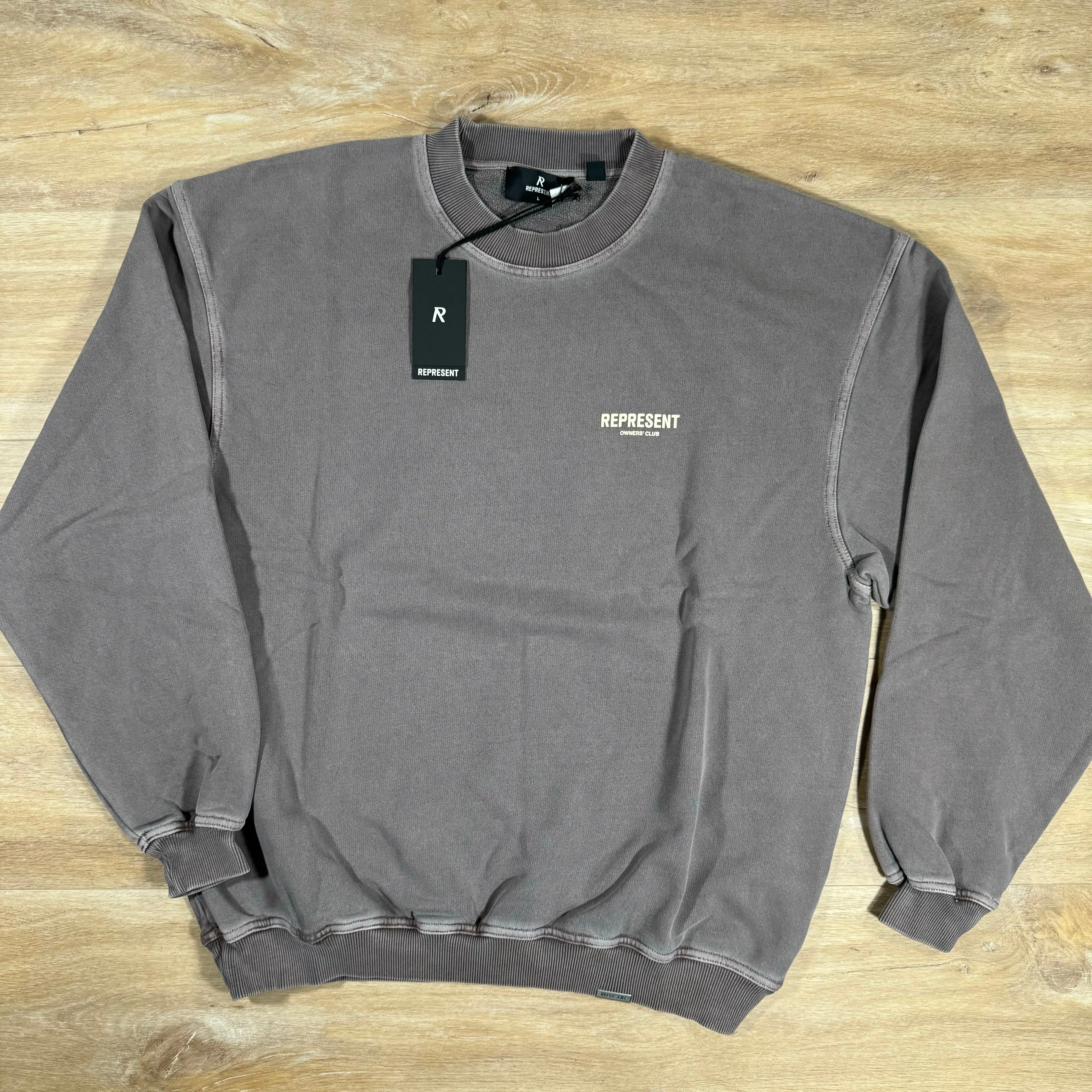 Represent Owners Club Sweatshirt in Fog