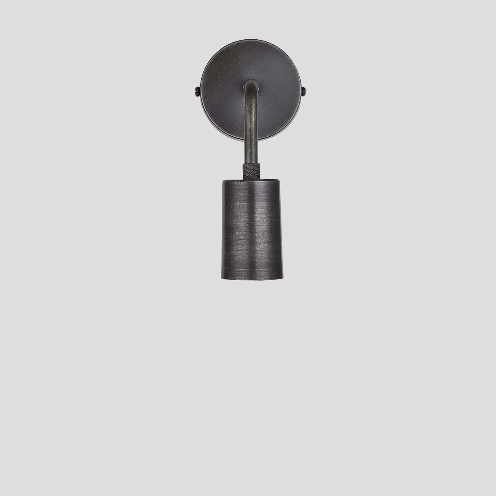 Sleek Edison Wall Light - Pewter