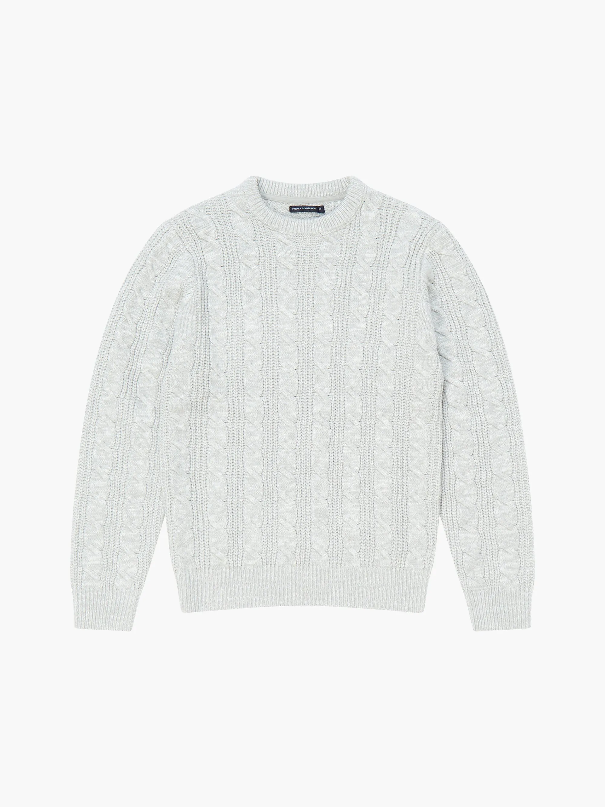 Soft Cable Knit Crew Neck Jumper