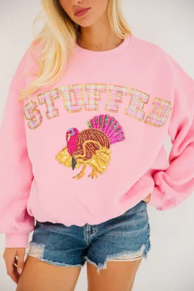 STUFFED PINK PULLOVER