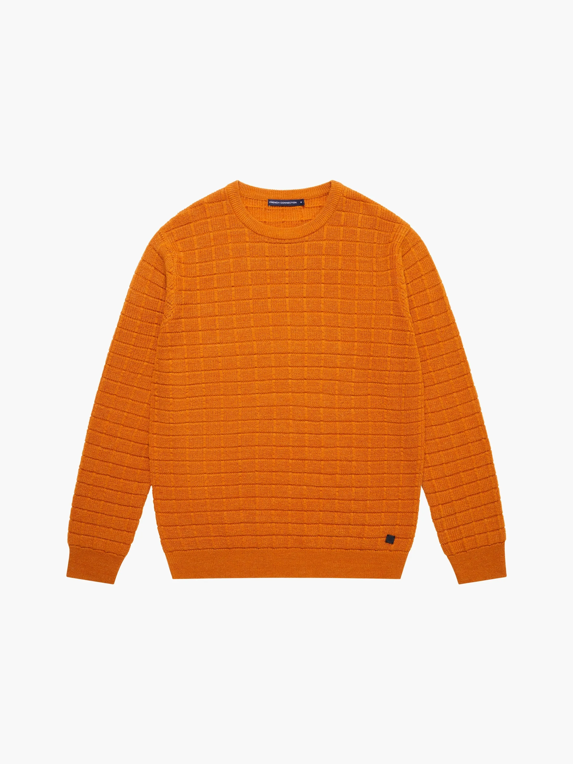 Textured Crew Neck Jumper