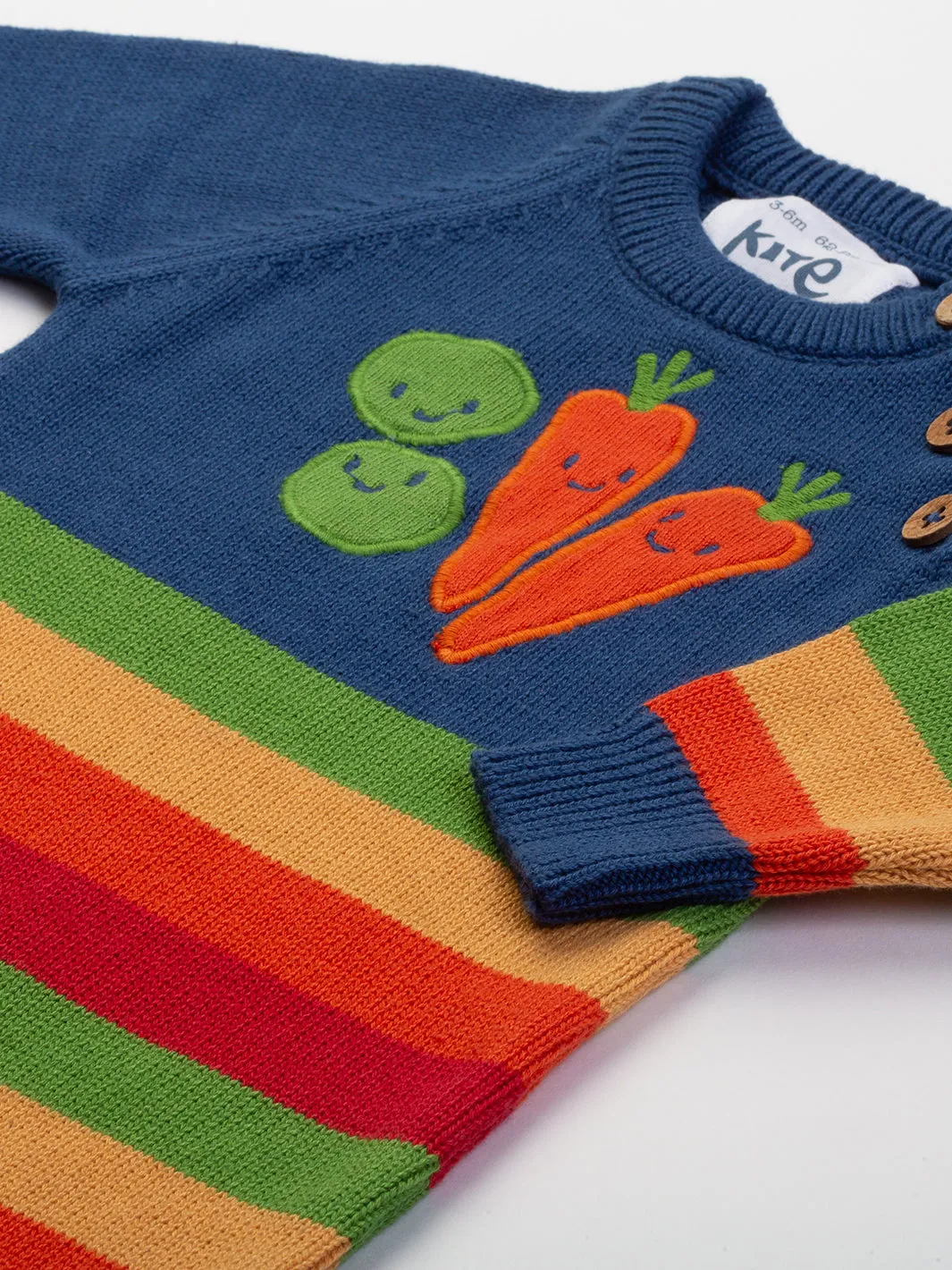 Veggie knit romper