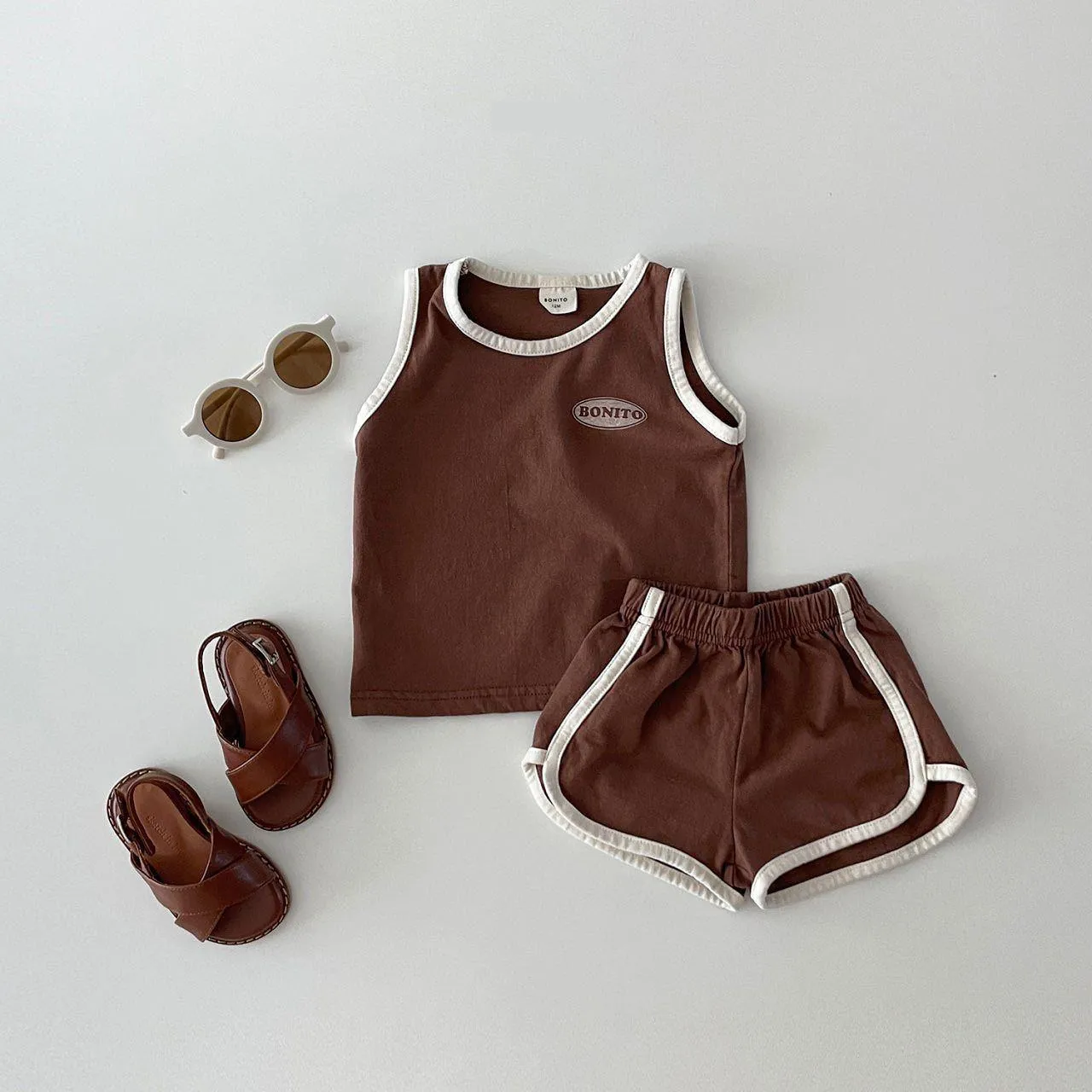 Vest and Shorts Summer Set