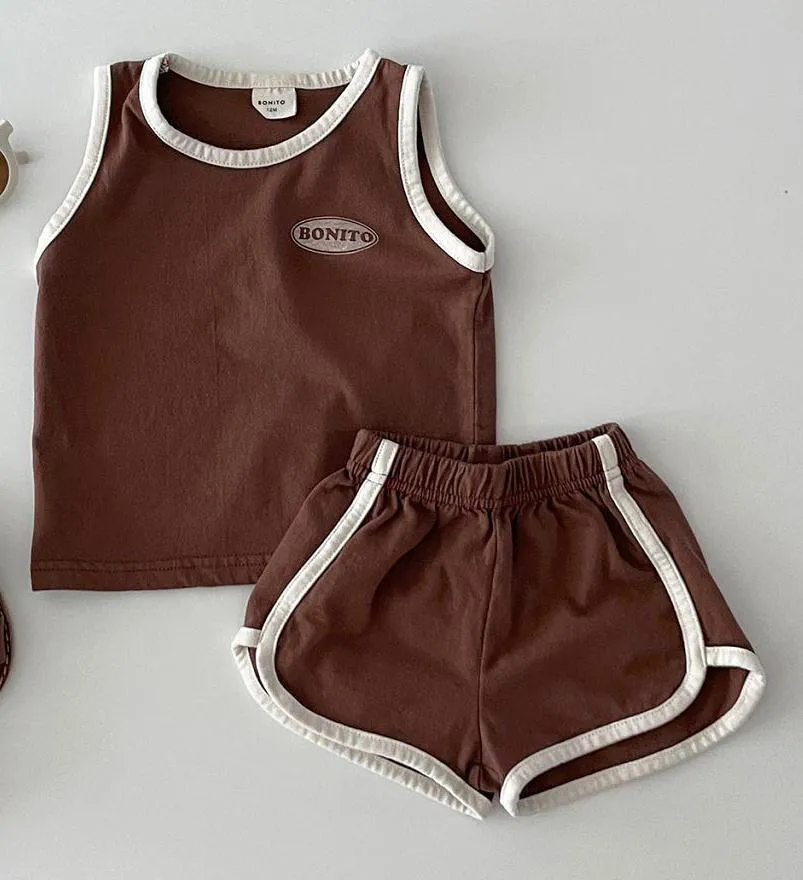 Vest and Shorts Summer Set