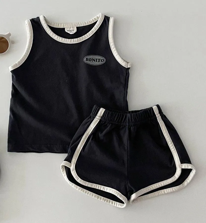 Vest and Shorts Summer Set