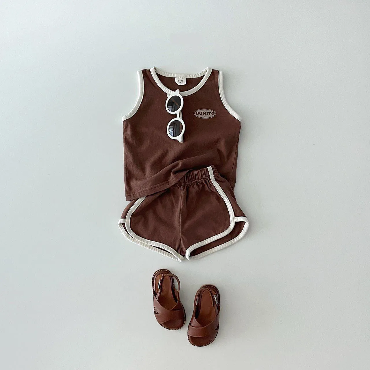 Vest and Shorts Summer Set