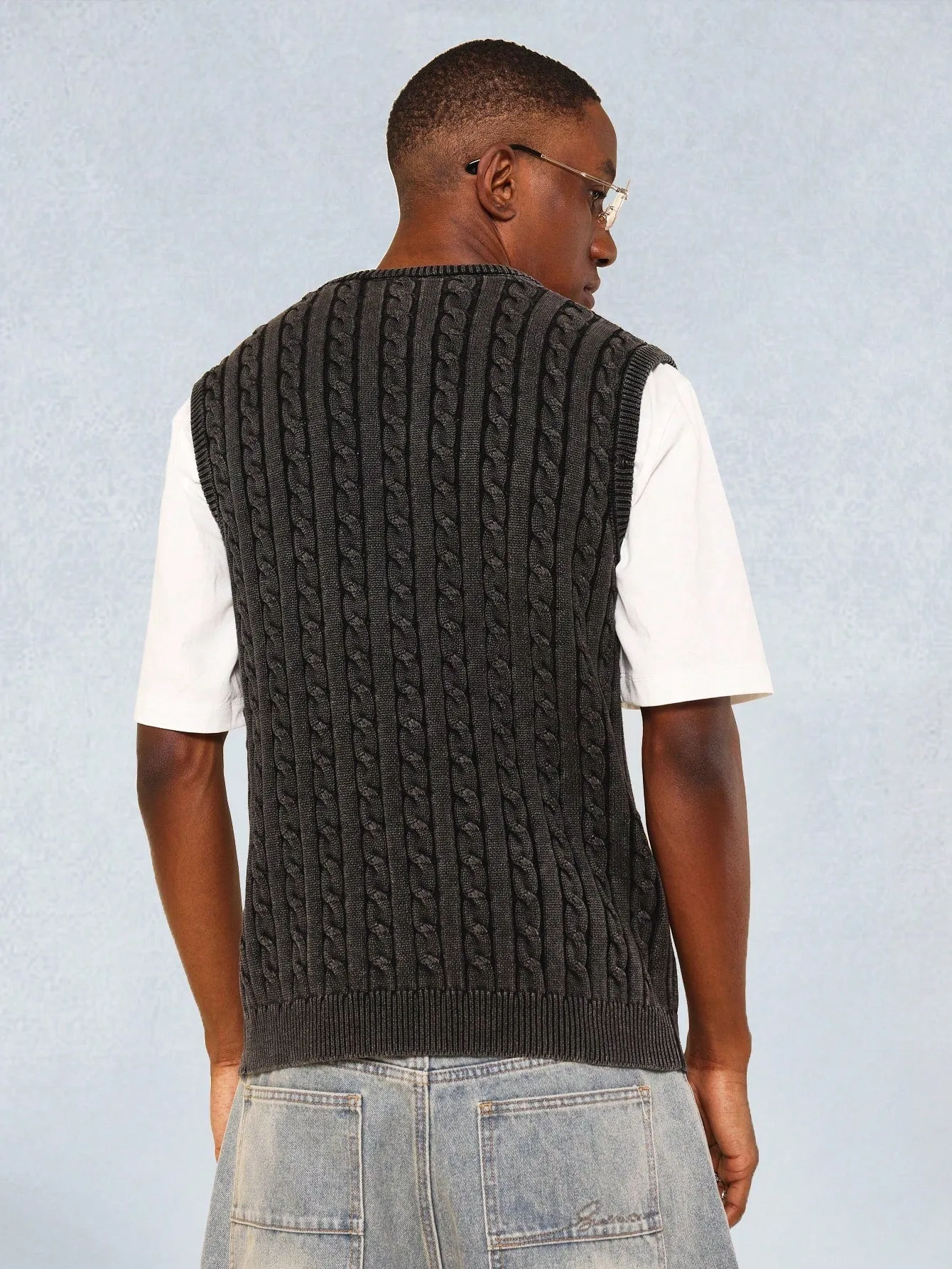 Washed Knit Vest