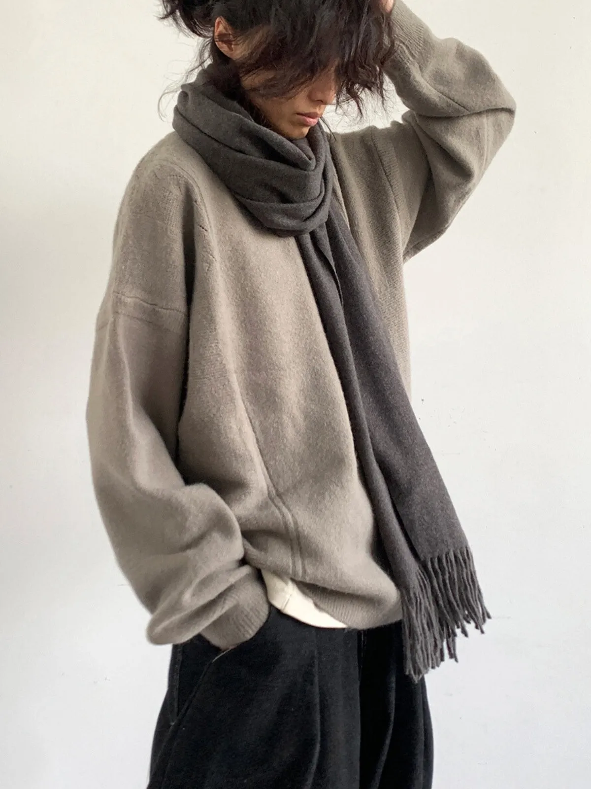 WLS Retro Loose Versatile Sweater