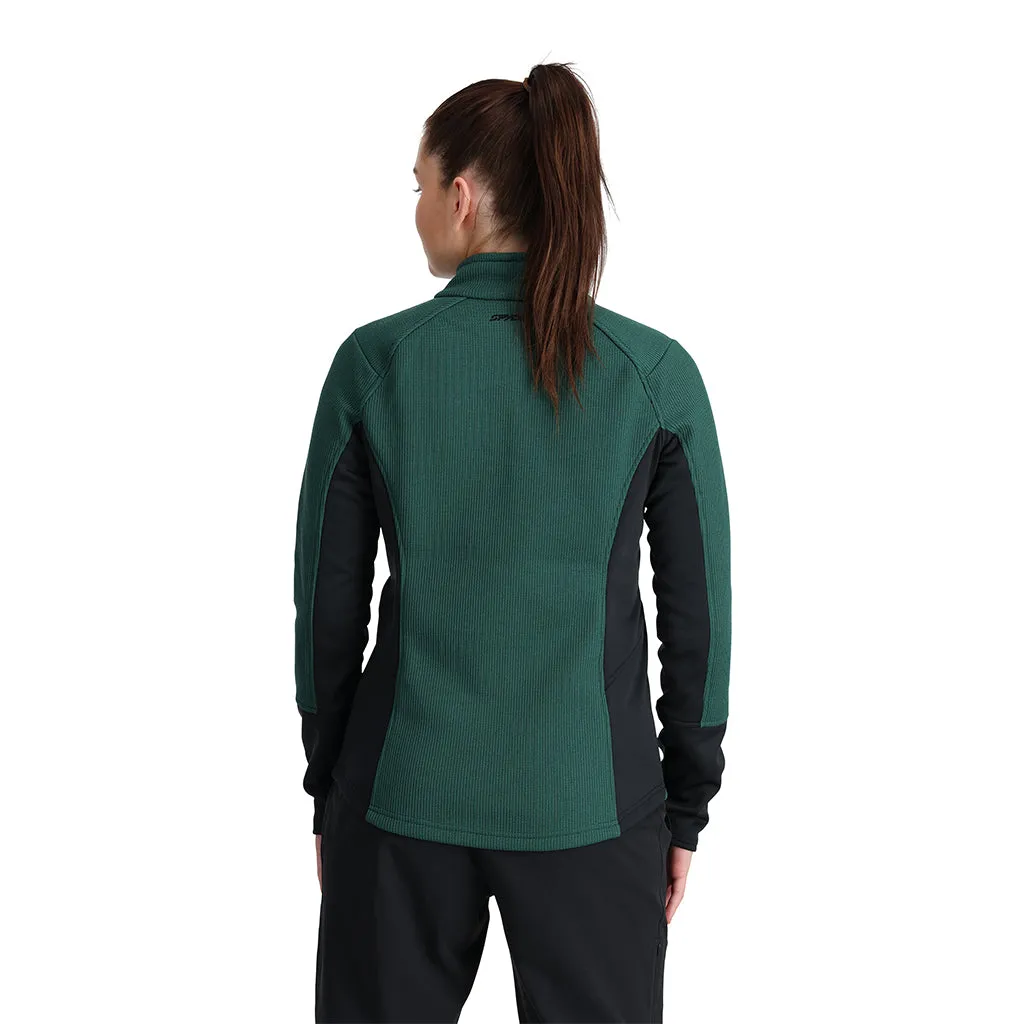 Womens Bandita Full Zip - Cypress Green