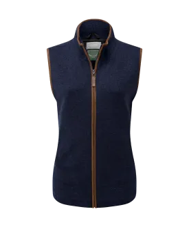 Women's Lambswool Aerobloc Gilet - Navy