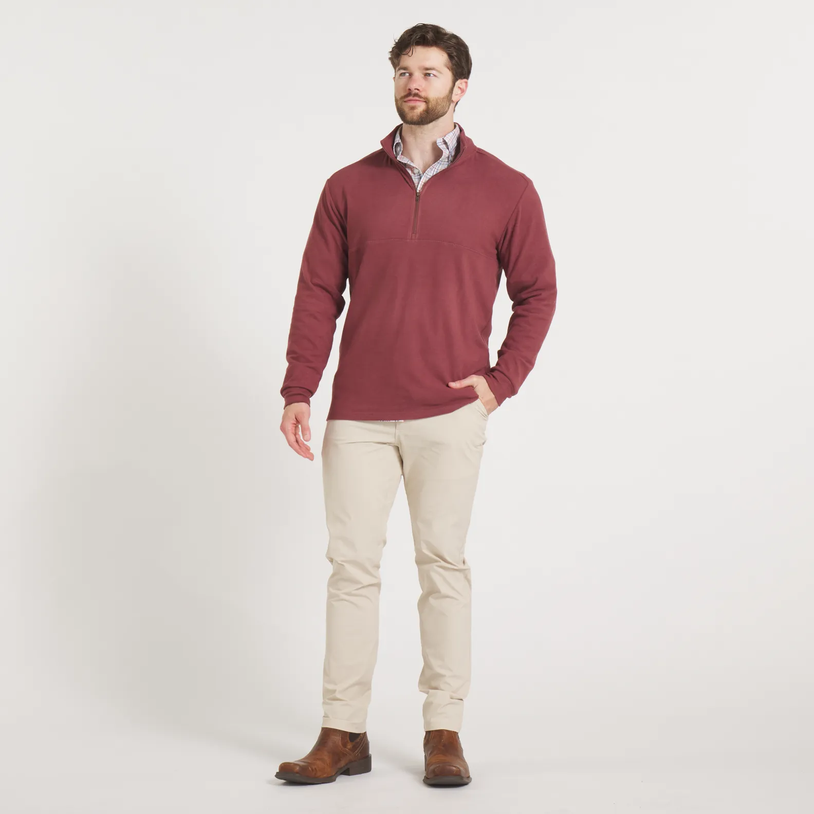 Woods Cross Brushed Pullover